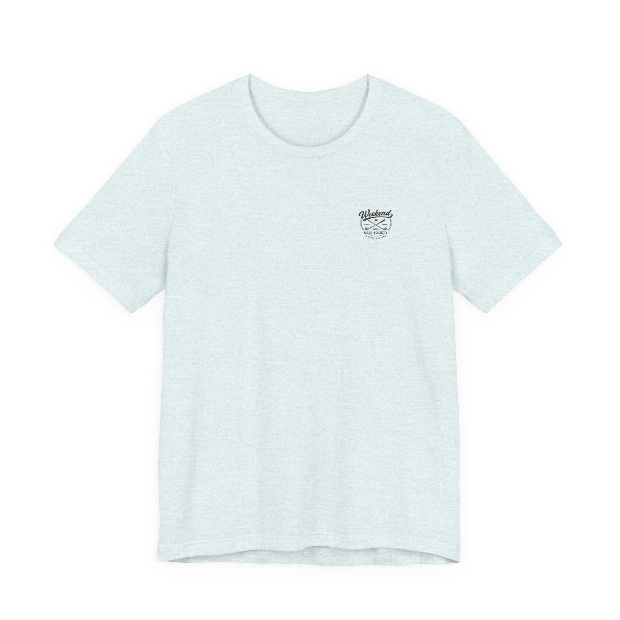 Beer & Golf T-Shirt — “I Play Bad, Drink Good” Funny Golf Drinking Tee