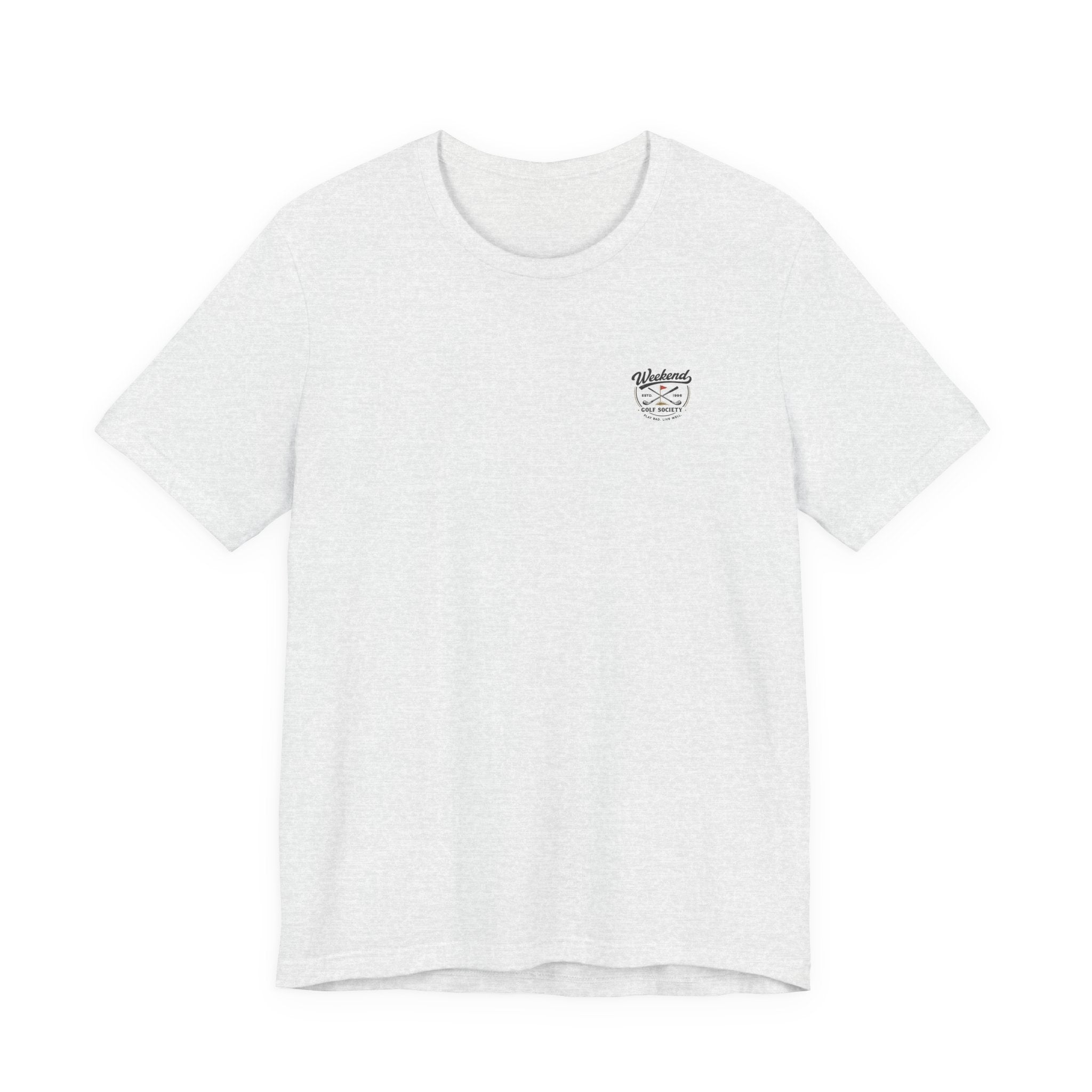 Beer & Golf T-Shirt — “I Play Bad, Drink Good” Funny Golf Drinking Tee