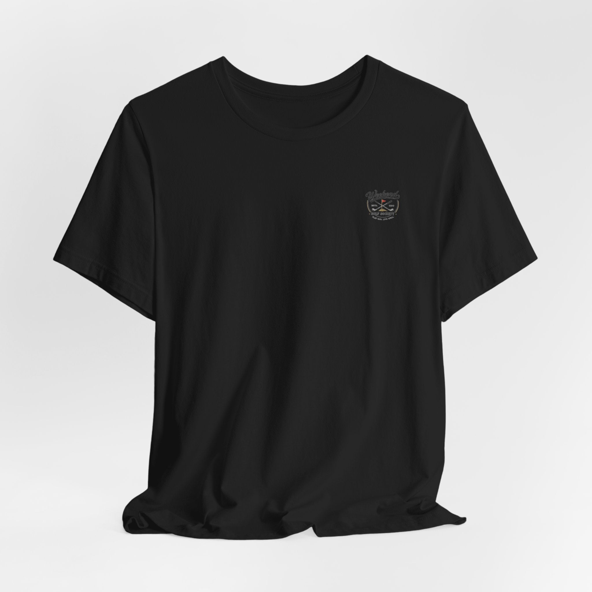 Beer & Golf T-Shirt — “I Play Bad, Drink Good” Funny Golf Drinking Tee