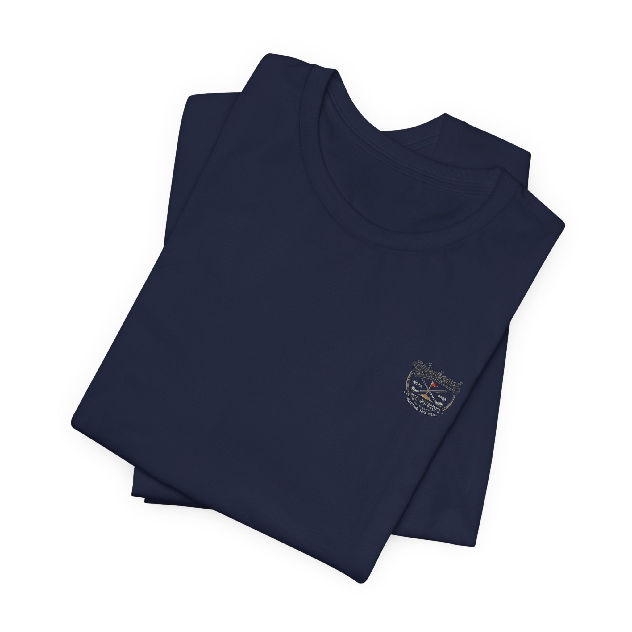 Beer & Golf T-Shirt — “I Play Bad, Drink Good” Funny Golf Drinking Tee