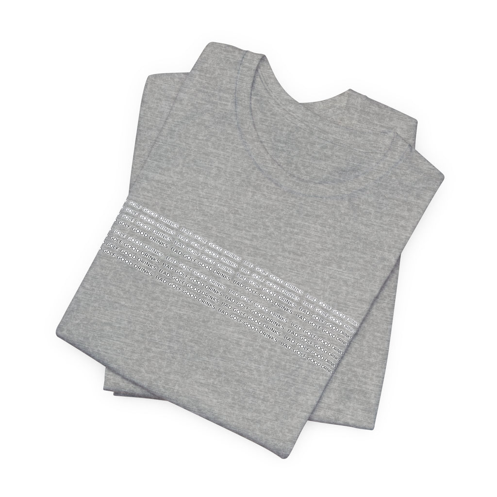 Minimal Morse Code T-Shirt — Horizontal Dots & Dashes Tee