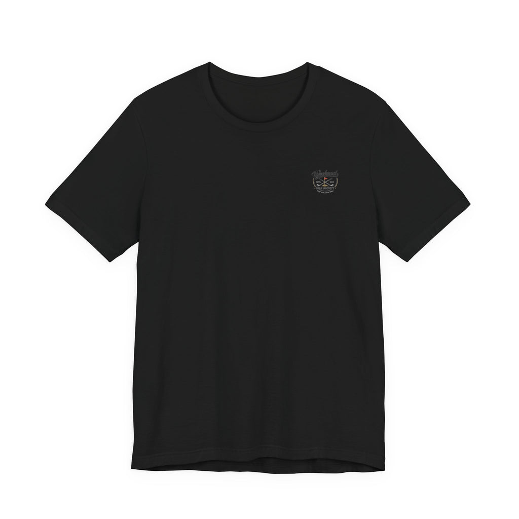 Beer & Golf T-Shirt — “I Play Bad, Drink Good” Funny Golf Drinking Tee