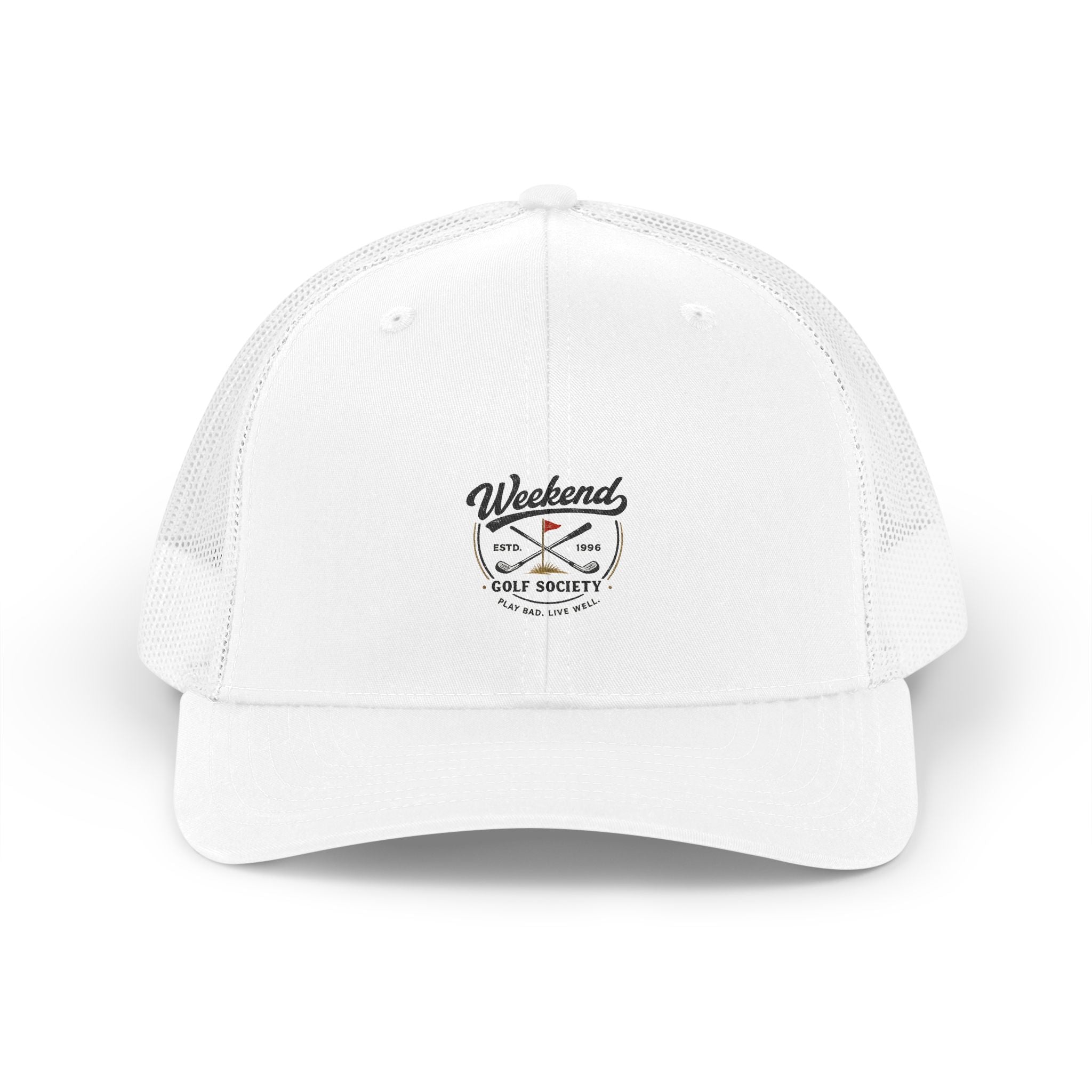 Retro Trucker Hat — Vintage Crest by Logo Cap