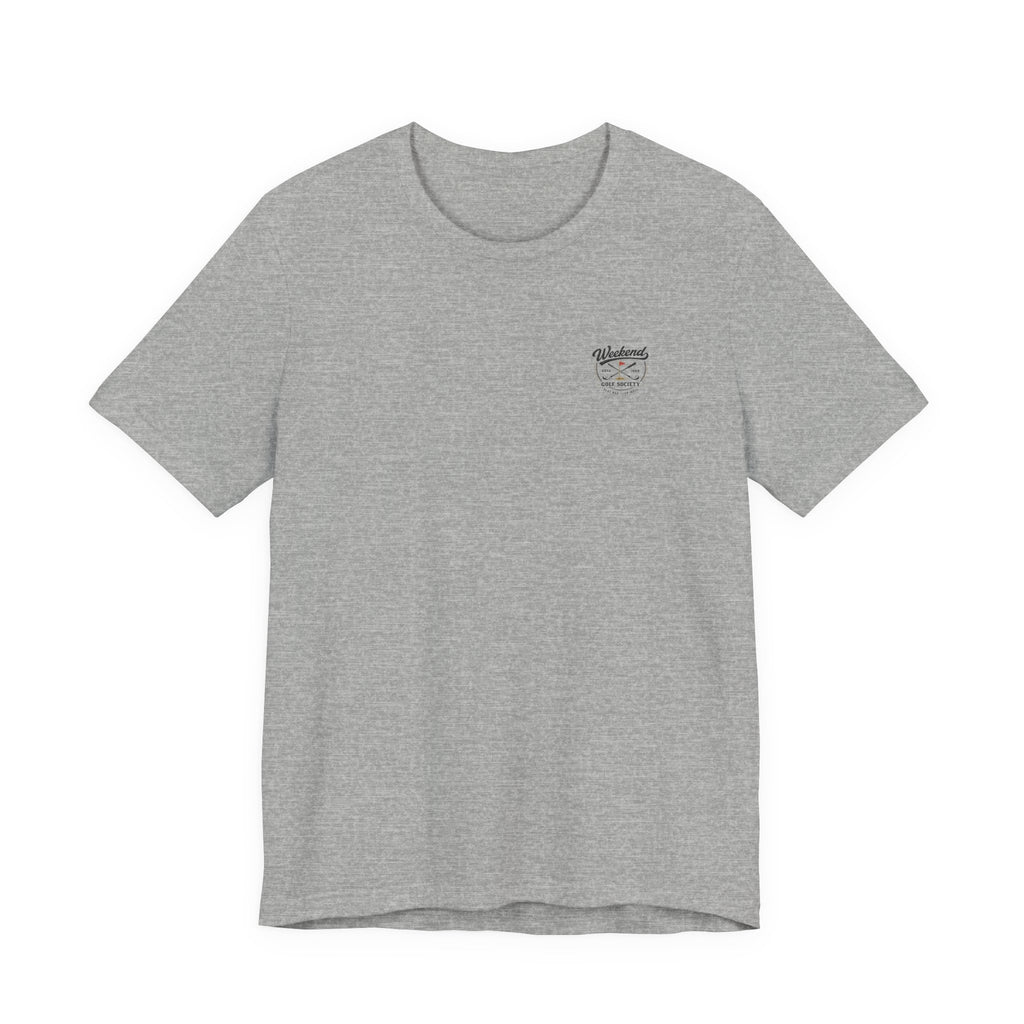 Beer & Golf T-Shirt — “I Play Bad, Drink Good” Funny Golf Drinking Tee