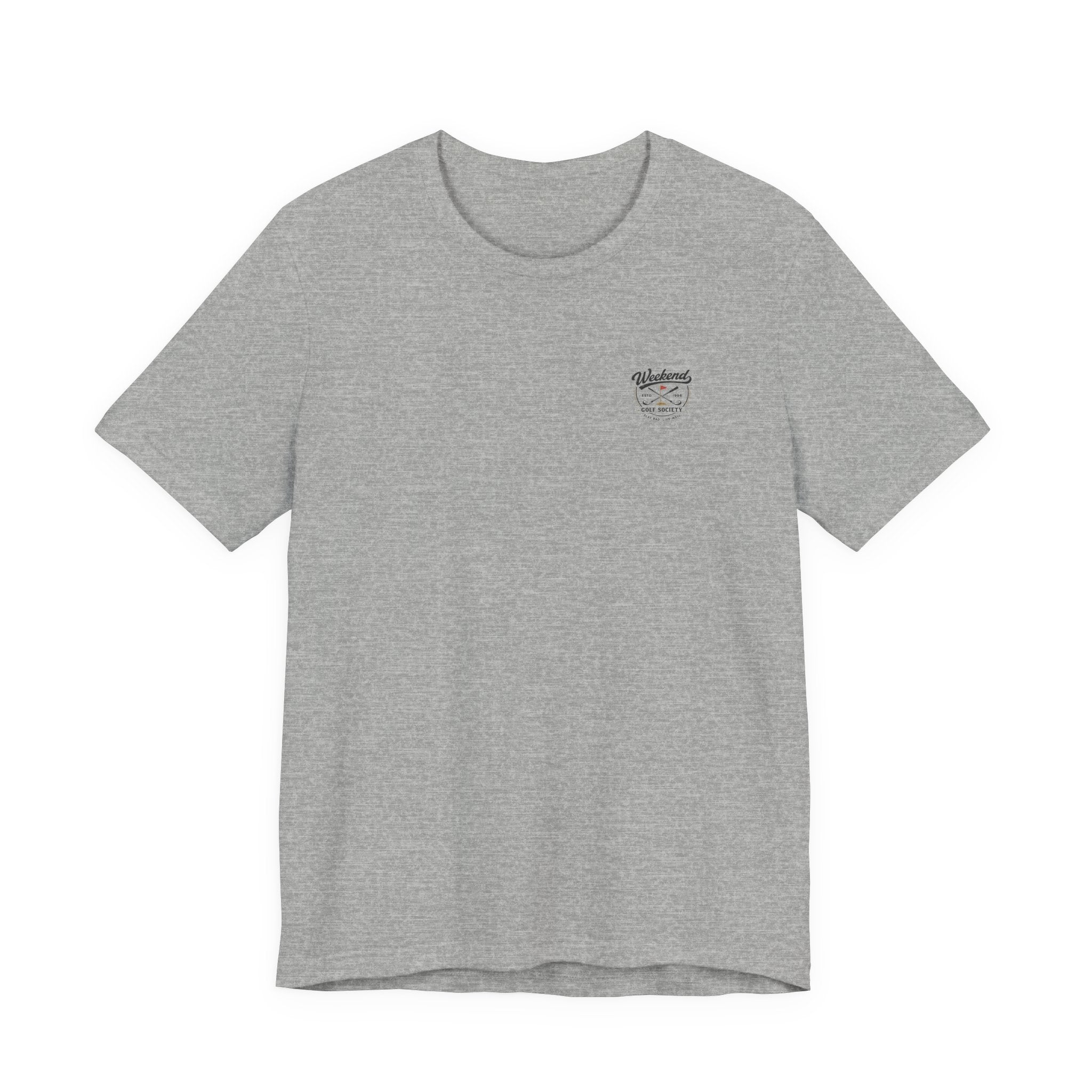 Beer & Golf T-Shirt — “I Play Bad, Drink Good” Funny Golf Drinking Tee