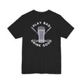Beer & Golf T-Shirt — “I Play Bad, Drink Good” Funny Golf Drinking Tee